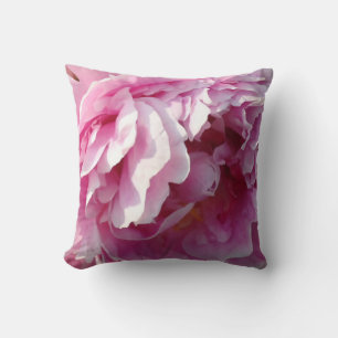 Coussin Pink Peony photo cottage ferme jardin fleuri