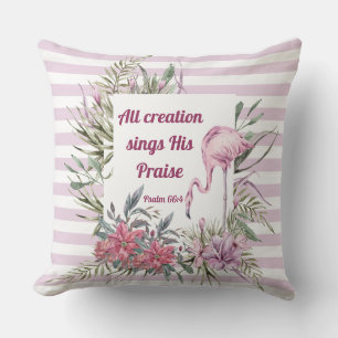 Coussin Pink Stripe Toute la création Nature Inspiration C
