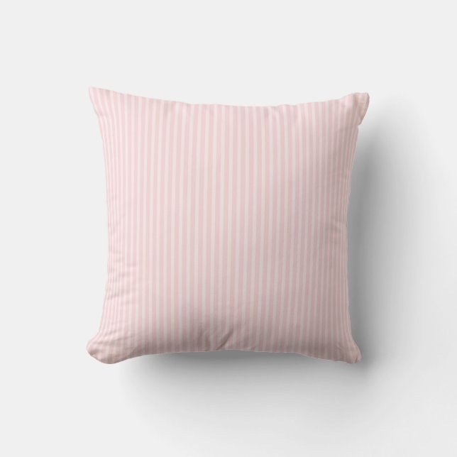 Coussin Pink Stripes Pastel. (Recto)