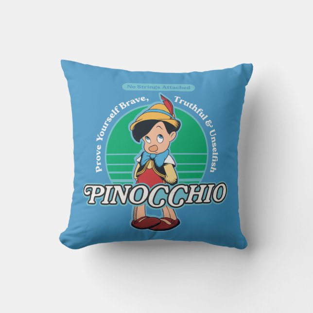 Coussin Pinocchio | Aucune chaîne attachée (Recto)