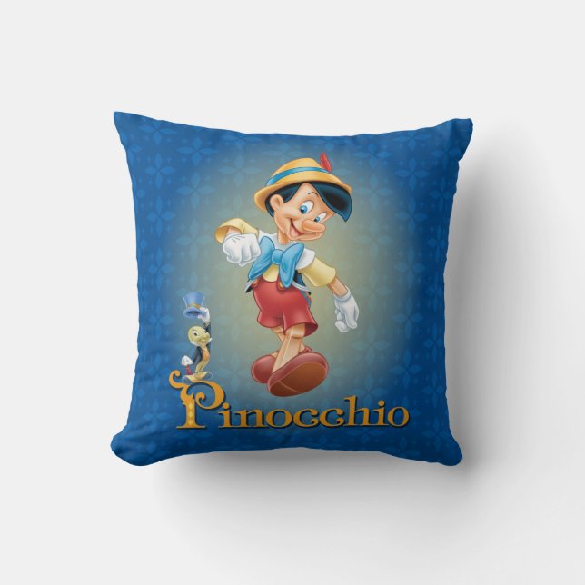 Coussin Pinocchio avec Jiminy Cricket 2 (Recto)