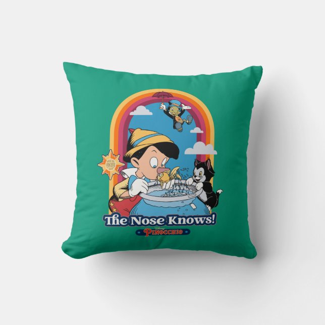 Coussin Pinocchio | Le Nez Connaît (Recto)