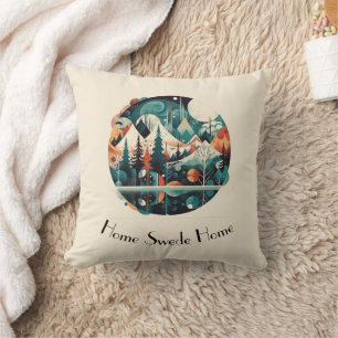 Coussin Pins nordiques & Pics, coutume
