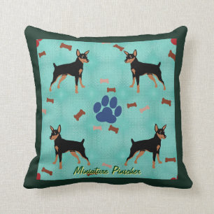 Coussin Pinseur miniature de dessin