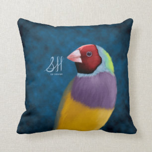 Coussin Pinson de Gouldian