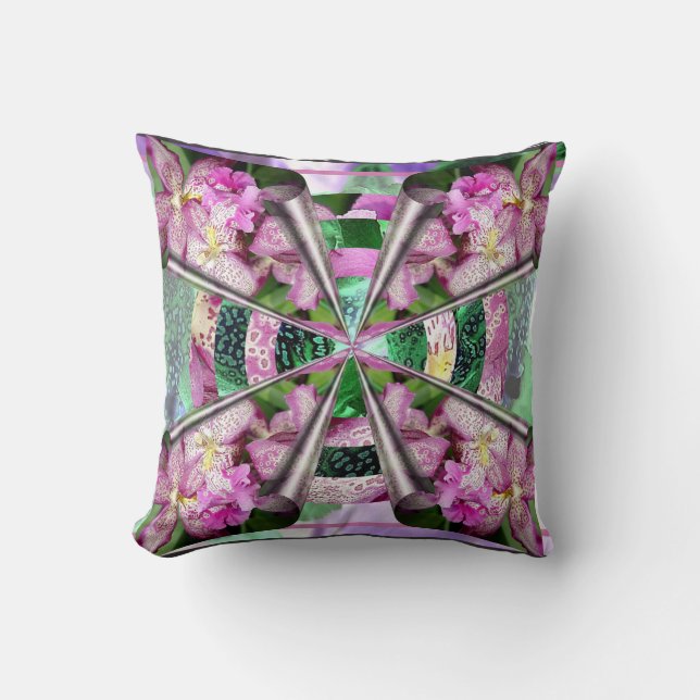 Coussin Pinwheel floral (Recto)