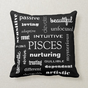 Coussin Pisces Astrologique