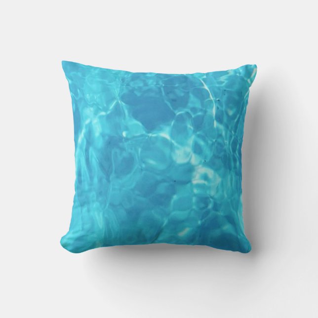 Coussin Piscine aquatique Amusement | Bleu | (Recto)