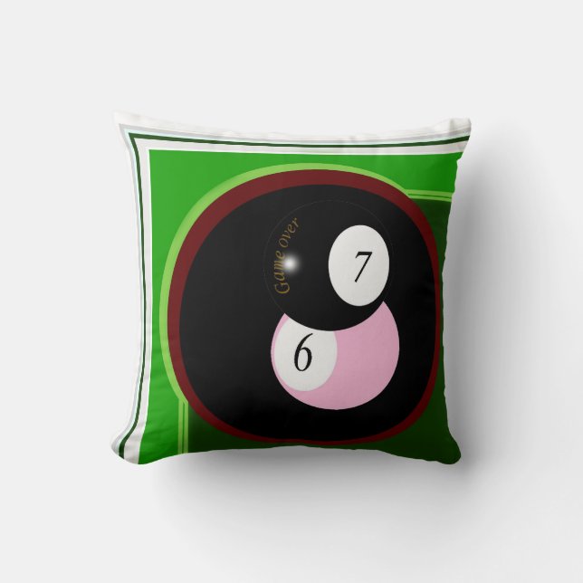 Coussin Piscine Billards de billard (Recto)