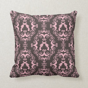 Coussin Pistolets occidentaux grunges d'armes à feu noire