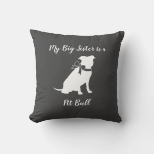 Coussin Pit Bull Chien Baby shower Genre Neutre Pitbull