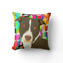 Pitbull Portrait Pop Art