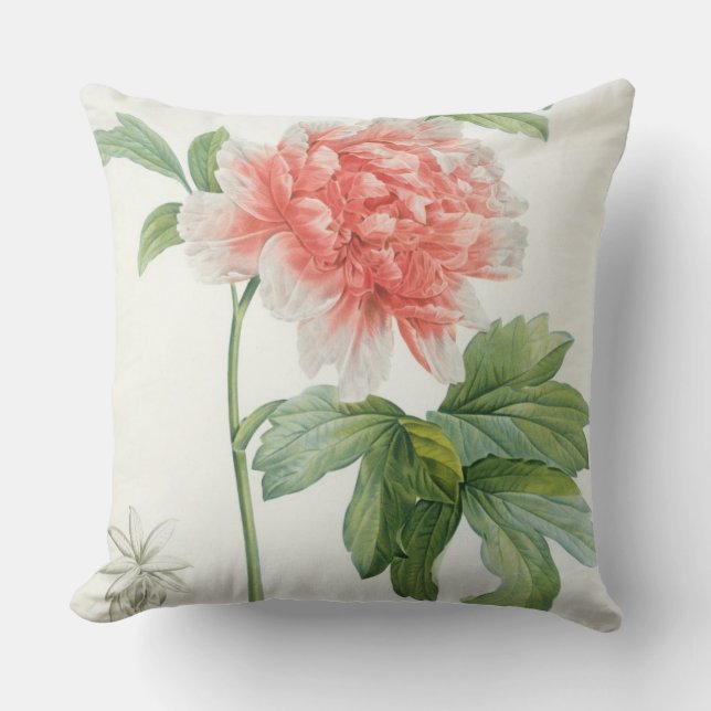 Coussin Pivoine, 1799 (copie de pointillé de couleur) (Recto)