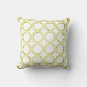 Coussin PixDezines anneaux mod/mousse vert/do-it-yourself