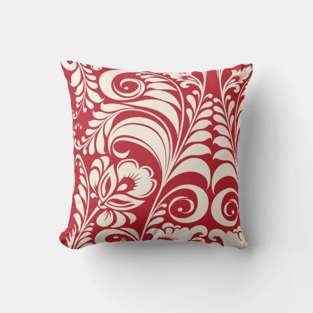 Coussin PixDezines bellissimo damask/do-it-yourself arrièr (Recto)