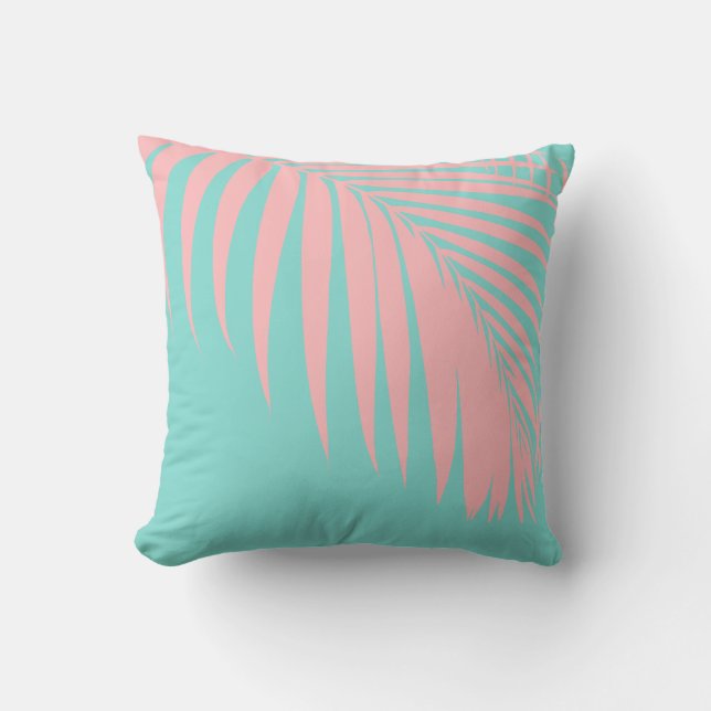 Coussin PixDezines do-it-yourself couleurs Palm Fronds+arr (Recto)