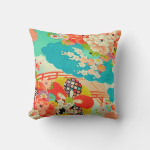 Coussin PixDezines imprimés Kimono Vintages