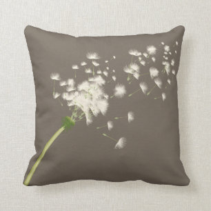 Coussin PixDezines, pandelions funky/arrière - plan do-it-