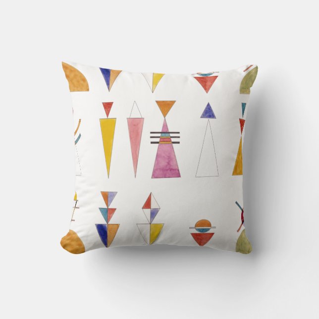 Coussin PixDezines Porte aquarelle Kandinsky de Kiev (Recto)