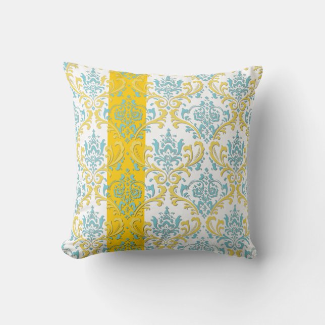 Coussin PixDezines rossi damask/do-it-yourself couleurs ar (Recto)