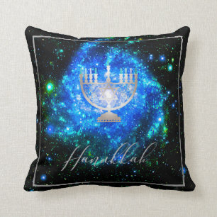 Coussin PixDezines Shine, Hanoukka Temple Menorah