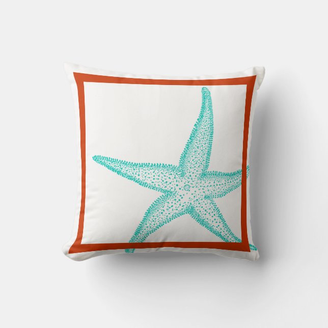 Coussin PixDezines starfish/DO-IT-YOURSELF trim+couleur ar (Recto)