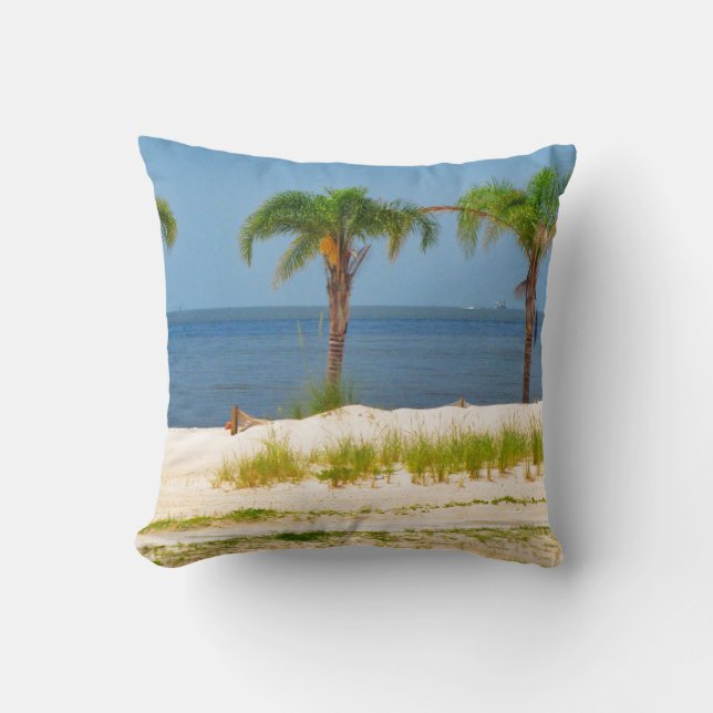 Coussin Plage À Thème Pilote (Recto)