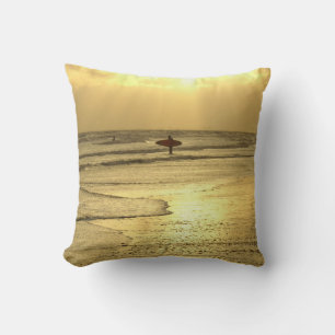 Coussin Plage au coucher du soleil