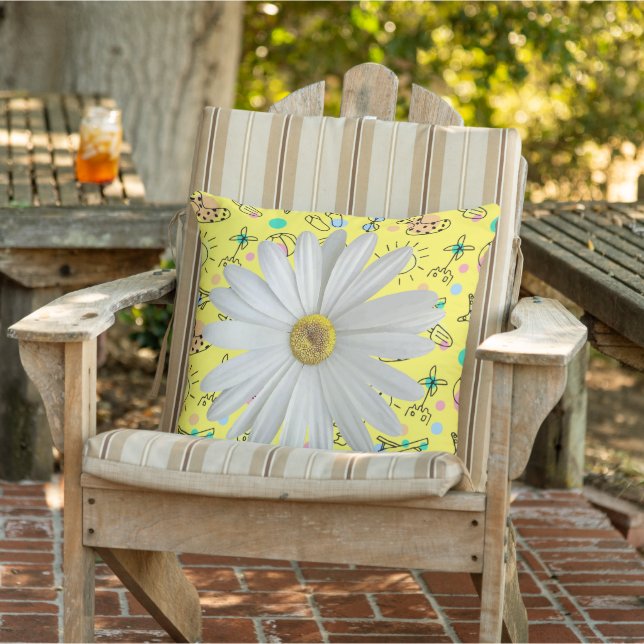 Coussin Plage de l'oreiller Flual Daisy (Chaise)