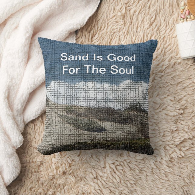 Coussin Plage de mer Paysage Photo Vacances Ocean Waves (Couverture)