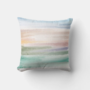 Coussin Plage de sable Vagues océaniques Coucher de soleil