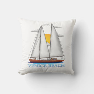Coussin Plage de Venice Plage Côtier Nautique Voile