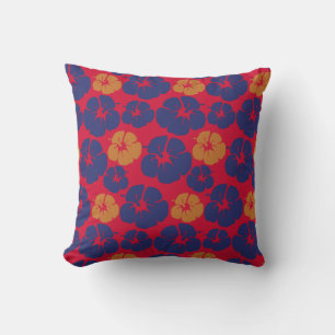 Coussin Plage Hibiscus Tropical Floral