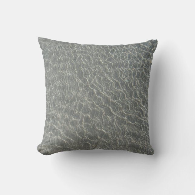 Coussin Plage Océan Eau Ondes & Sable (Recto)