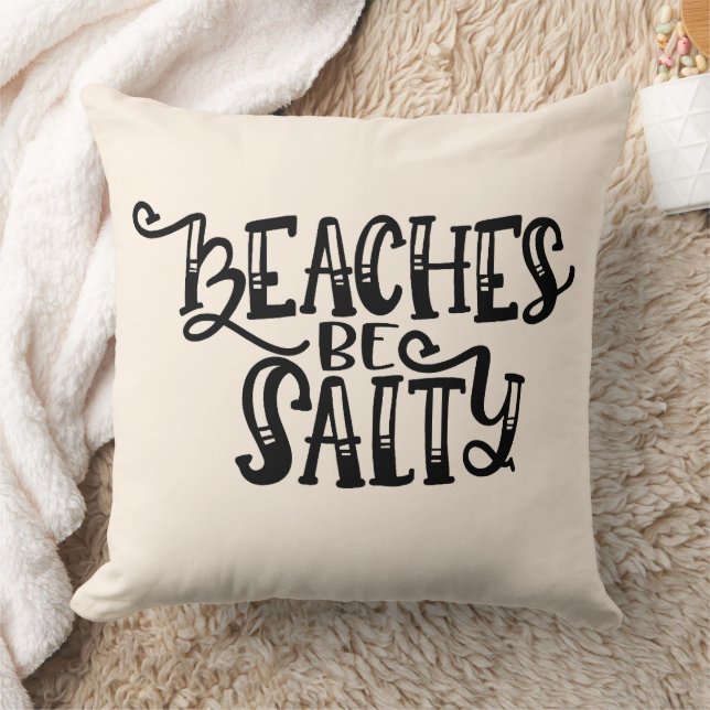 Coussin Plages être salées (Couverture)