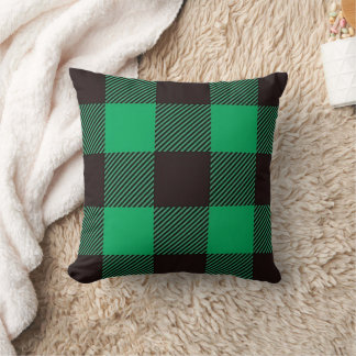 Coussin Plaid de Buffalo Maison de Campagne Classique Ver