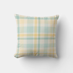 Coussin Plaid de Noël pastel trois