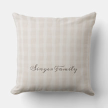 Plaid fin rose doux personnalisé 