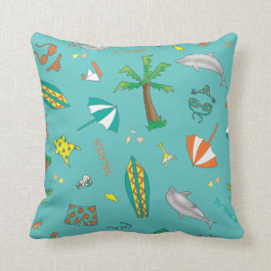 Coussin Plaisir au soleil et en mer