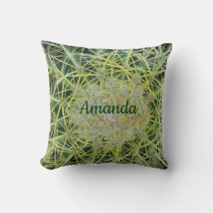 Coussin Plante du désert Ajouter Nom Long Thorns Barrel Ca