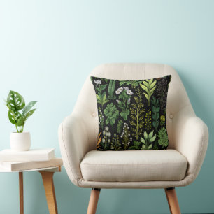 Coussin Plantes Vertes