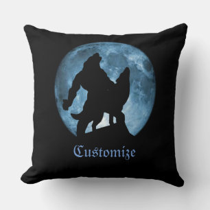 Coussin Pleine lune personnalisée Werewolf