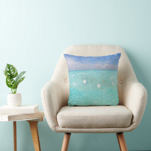 Coussin Plongez dans la Félicité de la mer des Caraïbes 1