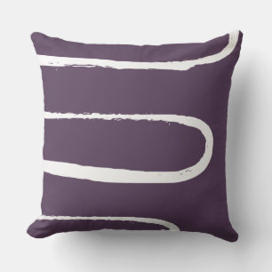 Coussin Plum à vague violet