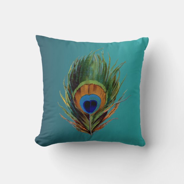 Coussin Plumes de paquetage vintage (Recto)