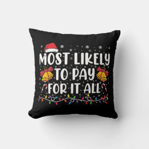 Coussin Plus susceptible de payer pour tout drôle Noël