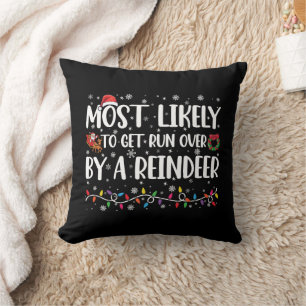 Coussin Plus susceptible d'être écrasé par un renne Noël