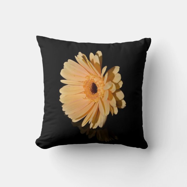 Coussin Pocher chrysanthème fleur Cushion (Recto)
