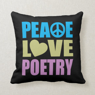 Coussin Poésie d'amour de paix