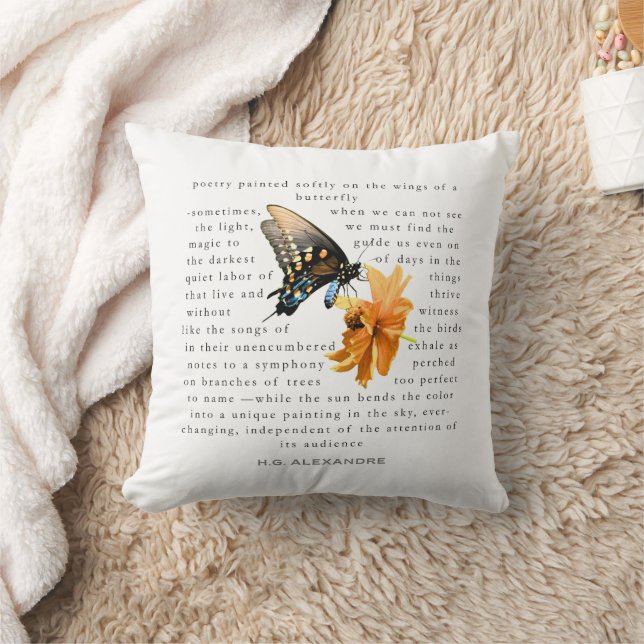 Coussin Poetry Painted Softly – Pillow by H.G. Alexandre (Couverture)